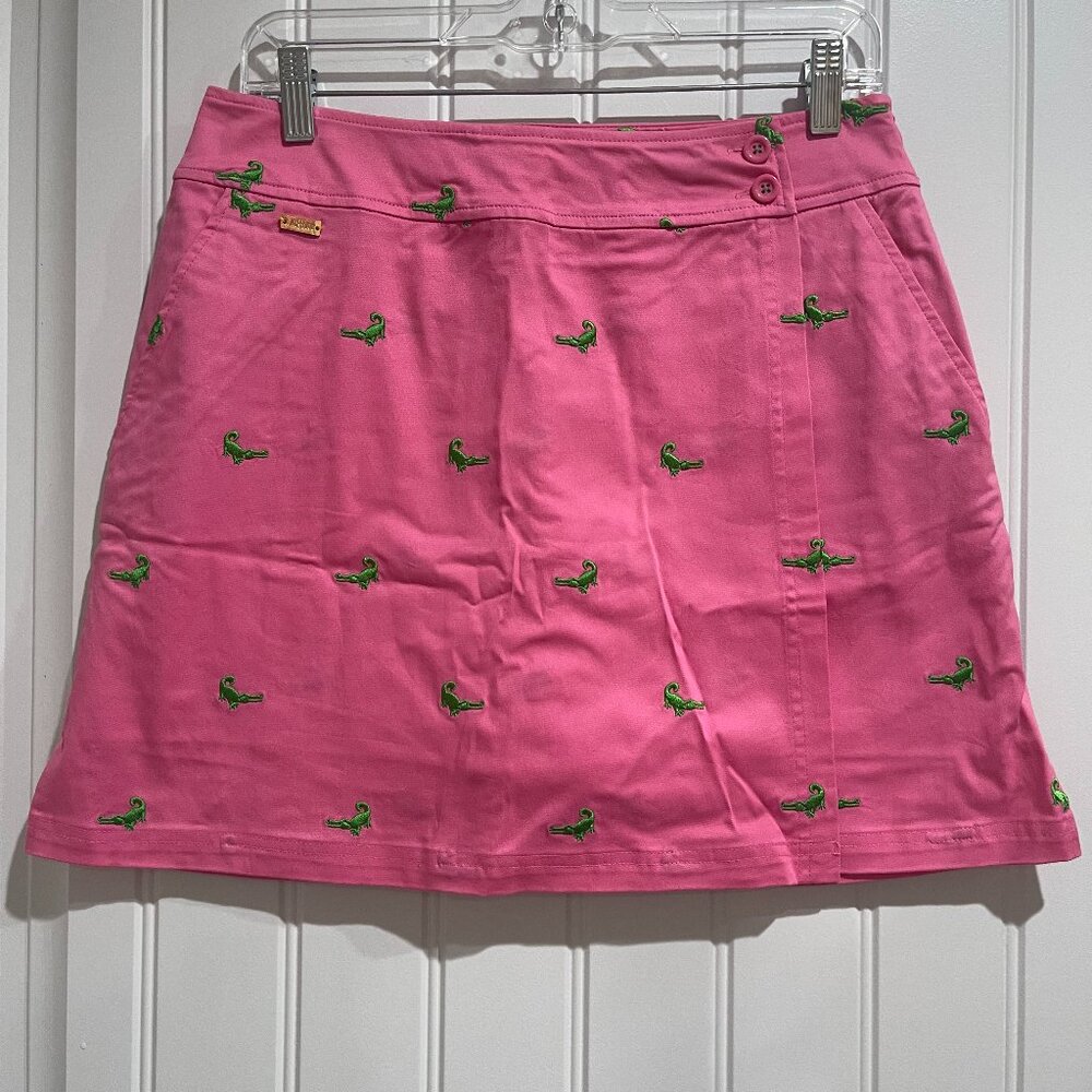 Lilly Pulitzer Eagle Skort Hibiscus Pink Lite Bite